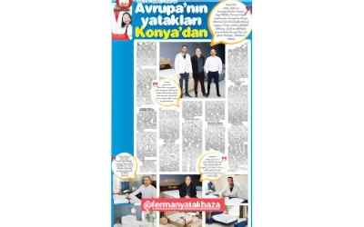 Avrupa’nın yatakları Konya’dan Orpa Möble, Ferman Yatak markası ile