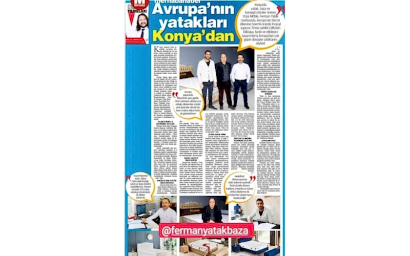 Konya Yatak, Konya Yatak İmalatçıları, Konya Yatak Üreticileri, Konya Baza, Konya Baza İmalatçıları, Konya Baza Üreticileri, Konya Yatak Baza Başlık